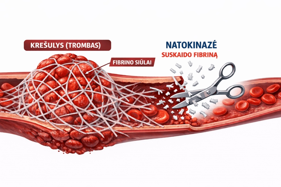 Ar NatAspin skystina kraują?