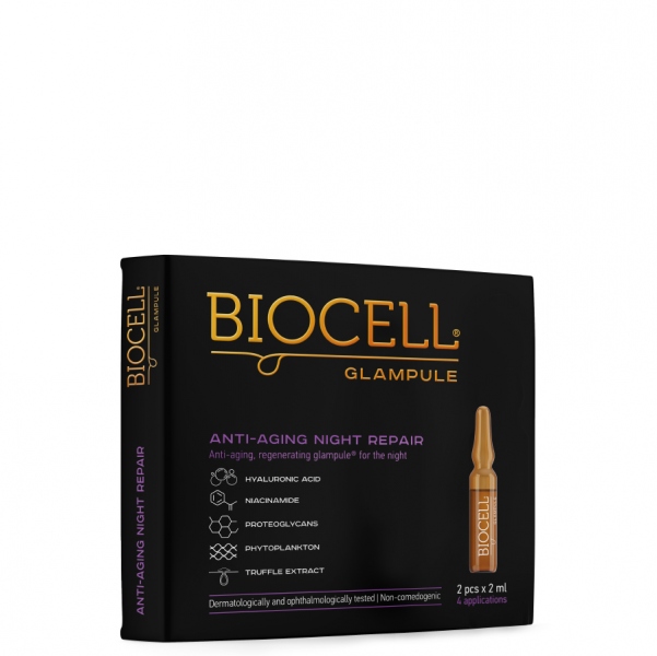 BIOCELL Glampule Anti-aging Night Repair, 2 glampules / AKCIJA 1+1