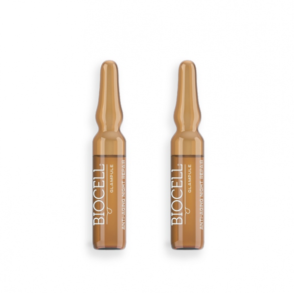 BIOCELL Glampule Anti-aging Night Repair, 2 glampules / AKCIJA 1+1