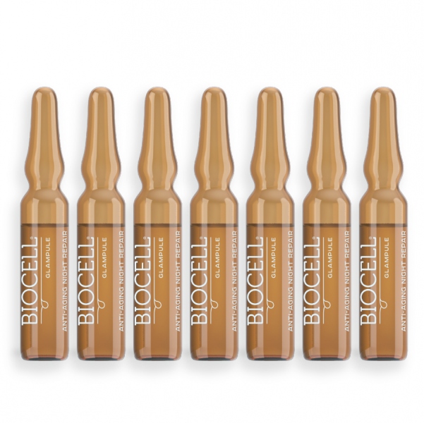 BIOCELL Glampule Anti-aging Night Repair, 7 glampules / AKCIJA 1+1