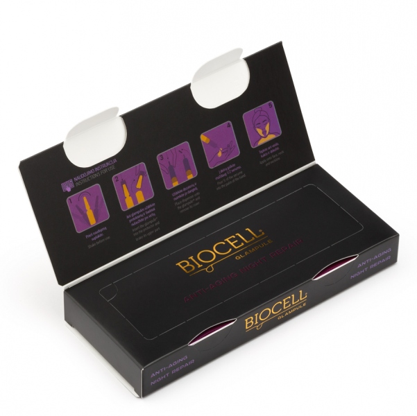 BIOCELL Glampule Anti-aging Night Repair, 7 glampules / AKCIJA 1+1