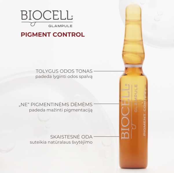 BIOCELL Glampule Pigment Control, 7 glampules / AKCIJA 1+1