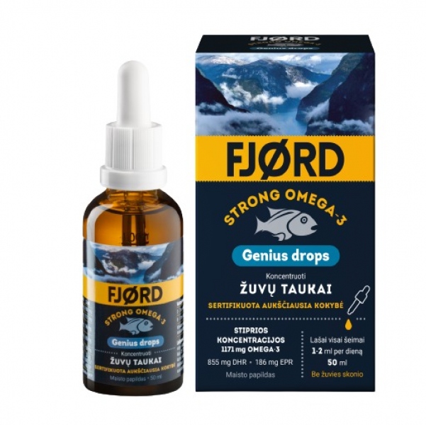 FJORD Strong Omega-3 Genius drops