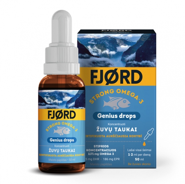FJORD Strong Omega-3 Genius drops