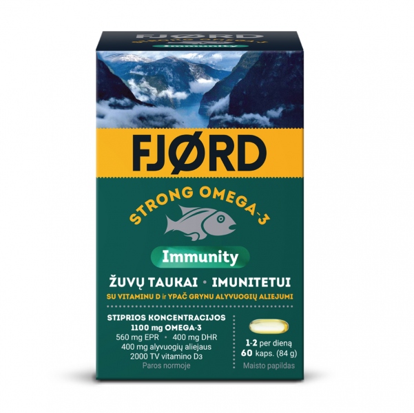 FJORD Strong Omega-3 Immunity / AKCIJA 1+1