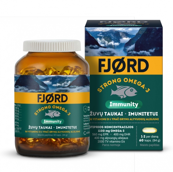 FJORD Strong Omega-3 Immunity / AKCIJA 1+1