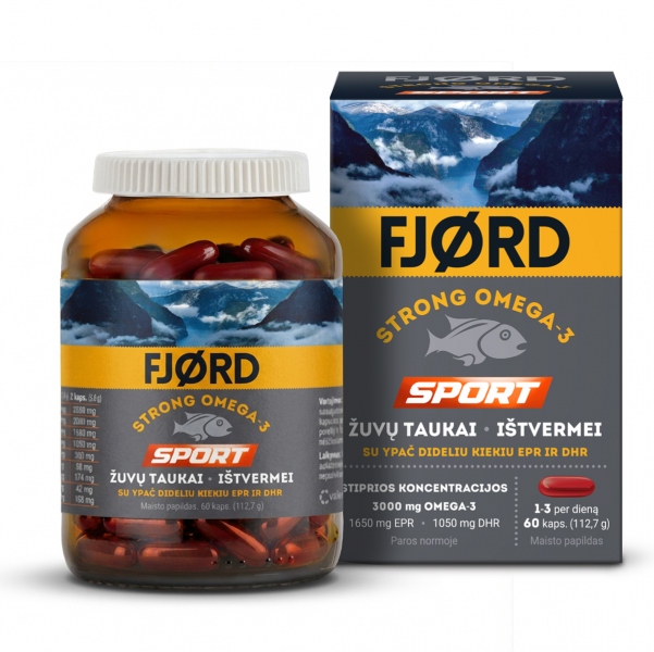 FJORD Strong Omega-3 SPORT / AKCIJA 1+1