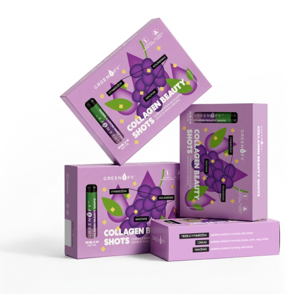 Greenify Collagen Beauty Shots 4 vnt rinkinys