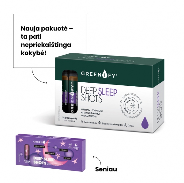 GREENIFY Deep Sleep Shots / AKCIJA 1+1