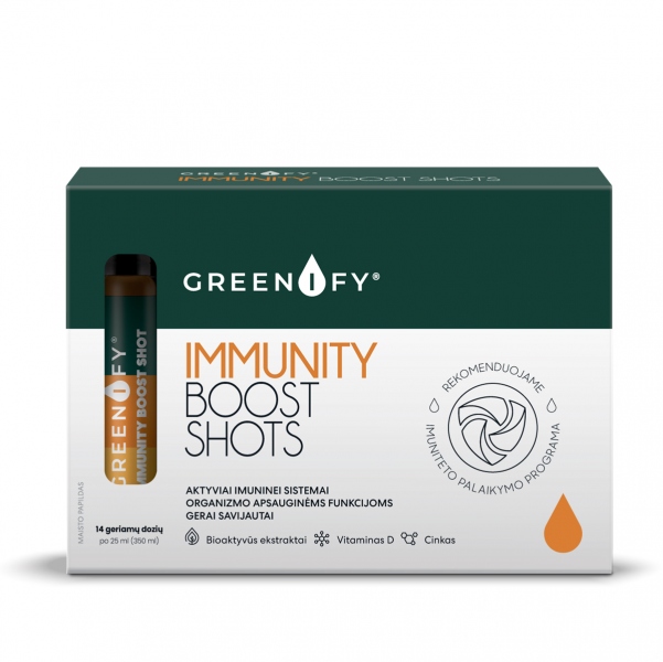 GREENIFY Immunity Boost Shots / AKCIJA 1+1