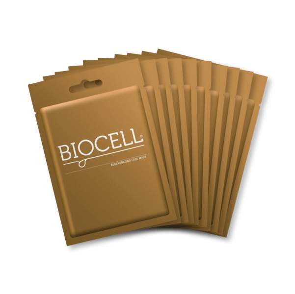 Regeneruojančios veido kaukės BIOCELL (10 vnt)