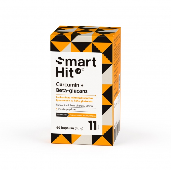 SmartHit IV Curcumin + Beta-glucans / AKCIJA 1+1