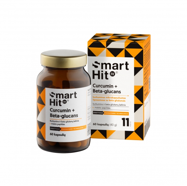 SmartHit IV Curcumin + Beta-glucans / AKCIJA 1+1