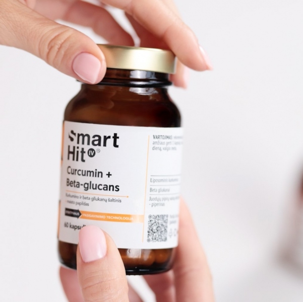 SmartHit IV Curcumin + Beta-glucans / AKCIJA 1+1