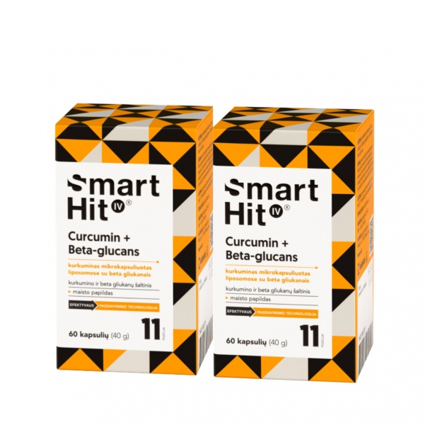 SmartHit IV Curcumin + Beta-glucans (2 vnt)