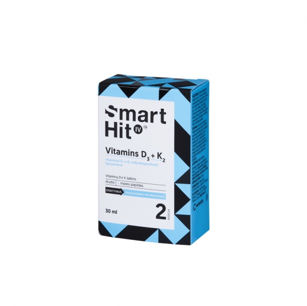 SmartHit IV Vitamins D3+K2 / AKCIJA 1+1