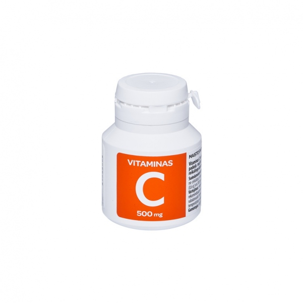 Vitaminas C 500 mg.